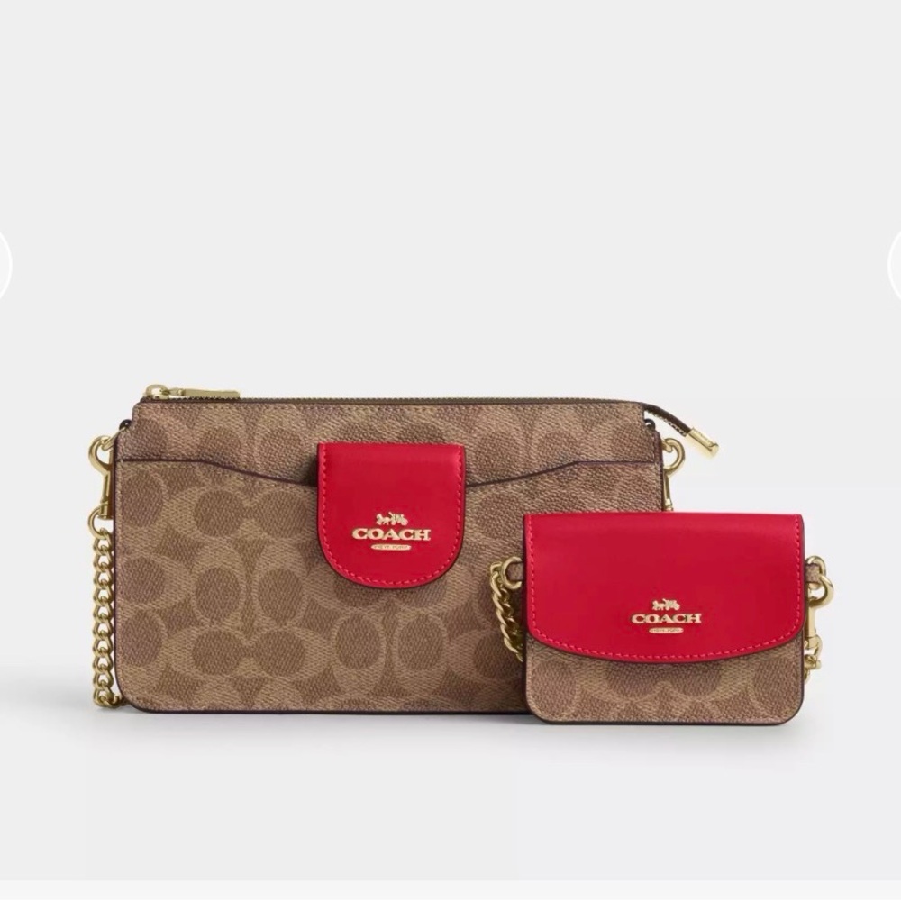 Coach poppy crossbody purse